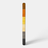 SlipperyJoe's Bärenpride-Fahne Holzbodenstruktur Samsung Galaxy Hülle (Linke Seite)