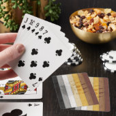 SlipperyJoe's Bärenpride-Fahne Holzbodenstruktur Spielkarten (In Situ)
