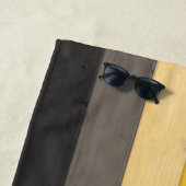 SlipperyJoe's Bärenpride-Fahne Holzbodenstruktur Strandtuch (Beispiel)