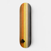 SlipperyJoe's Bärenpride-Flagge Holzbruderschaft f Skateboard (Vorderseite)