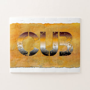 SlipperyJoe's Bärensprache Gold stolzer Gay Pride Puzzle
