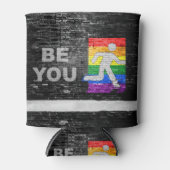 SlipperyJoe's Be You Black Backstein Wand Spazierf Dosenkühler (Vorderseite)