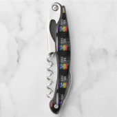 SlipperyJoe's Be You Black Backstein Wand Spazierf Kellnermesser (Vorderseite)
