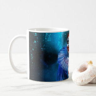 SlipperyJoe's bedrohlicher Clown Happy Halloween R Kaffeetasse