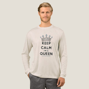 SlipperyJoe's Behalt Calm Queen königlich sehenswe Tri-Blend Shirt