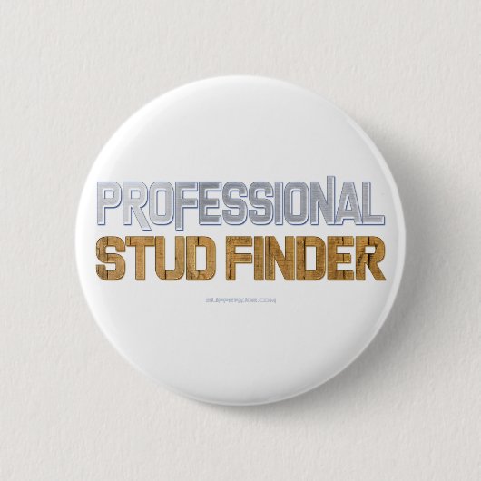 SlipperyJoe's Beruflicher Stud Finder Holz 3-D. Button (Vorderseite)