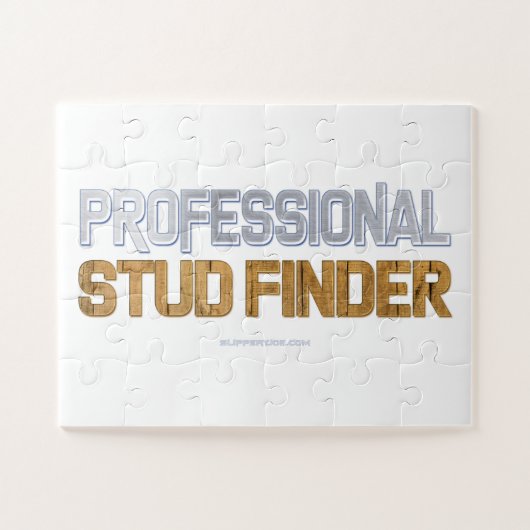 SlipperyJoe's Beruflicher Stud Finder Holz 3-D. Puzzle (Horizontal)