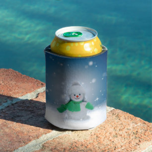 SlipperyJoe's bezaubernder Weihnachts-Schneemann-C Dosenkühler