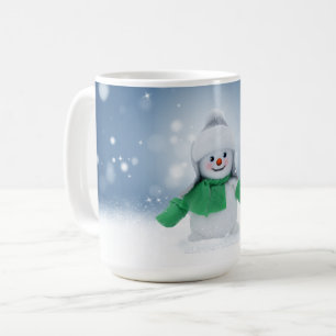 SlipperyJoe's bezaubernder Weihnachts-Schneemann-C Kaffeetasse