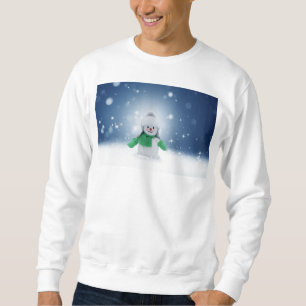 SlipperyJoe's bezaubernder Weihnachts-Schneemann-C Sweatshirt