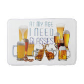 SlipperyJoe's Biergläser Pilsner Gläser Steine Badematte (Vorderseite)