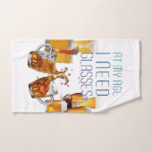 SlipperyJoe's Biergläser Pilsner Gläser Steine Badhandtuch Set (Handtuch)