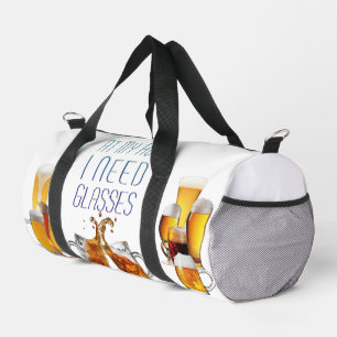 SlipperyJoe's Biergläser Pilsner Gläser Steine Duffle Bag