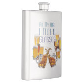 SlipperyJoe's Biergläser Pilsner Gläser Steine Flachmann (Rechts)