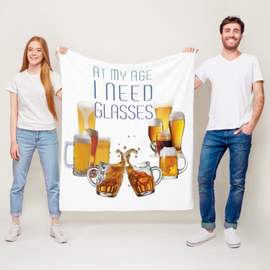 SlipperyJoe's Biergläser Pilsner Gläser Steine Fleecedecke (Beispiel)