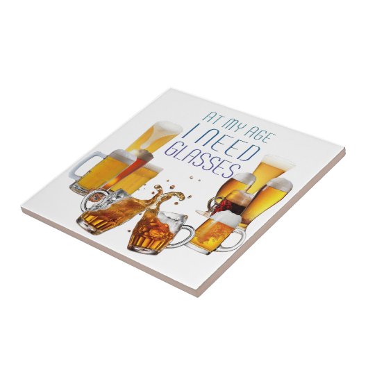SlipperyJoe's Biergläser Pilsner Gläser Steine Fliese (Seite)