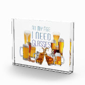 SlipperyJoe's Biergläser Pilsner Gläser Steine Fotoblock (Rechts)