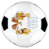 SlipperyJoe's Biergläser Pilsner Gläser Steine Fußball (Gedreht)