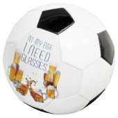 SlipperyJoe's Biergläser Pilsner Gläser Steine Fußball (Dreiviertel)
