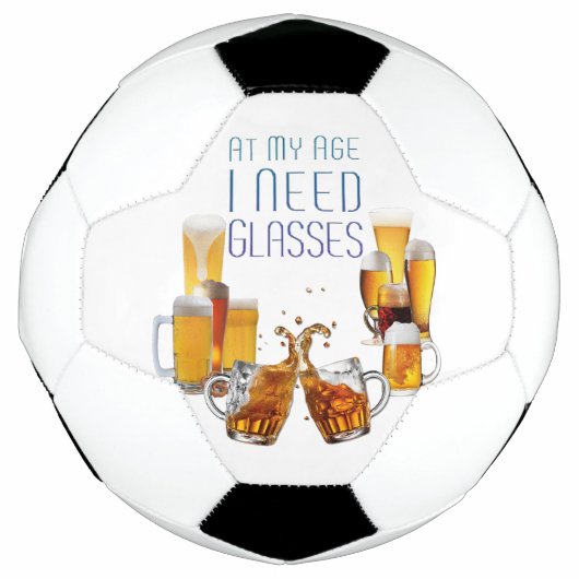 SlipperyJoe's Biergläser Pilsner Gläser Steine Fußball (Vorderseite)