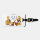 SlipperyJoe's Biergläser Pilsner Gläser Steine Gepäckanhänger (Vorderseite horizontal)
