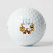 SlipperyJoe's Biergläser Pilsner Gläser Steine Golfball (Vorderseite)