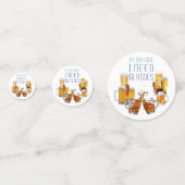 SlipperyJoe's Biergläser Pilsner Gläser Steine Konfetti (Rückseiten)