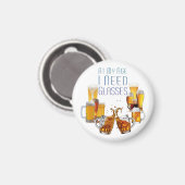 SlipperyJoe's Biergläser Pilsner Gläser Steine Magnet (Vorderseite/Rückseite)
