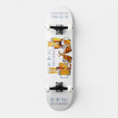 SlipperyJoe's Biergläser Pilsner Gläser Steine Skateboard (Vorderseite)