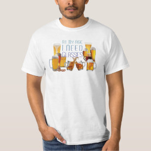 SlipperyJoe's Biergläser Pilsner Gläser Steine T-Shirt