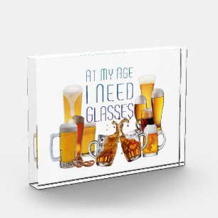 SlipperyJoe's Biergläser Pilsnergläser Krüge Fotoblock