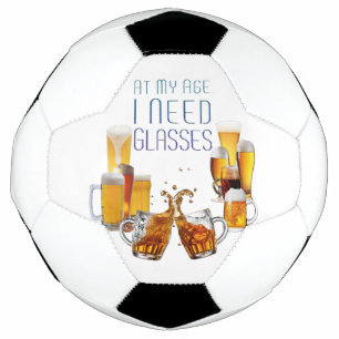 SlipperyJoe's Biergläser Pilsnergläser Steine Fußball