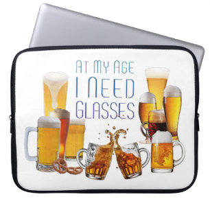 SlipperyJoe's Biergläser Pilsnergläser Steinkrüge Laptopschutzhülle