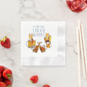 SlipperyJoe's Biergläser Pilsnergläser Steinkrüge Serviette