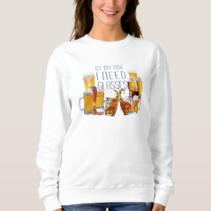 SlipperyJoe's Biergläser Pilsnergläser Steinkrüge Sweatshirt