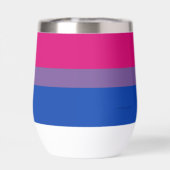 SlipperyJoe's Bisexual Pride Flag Lavendel-pink bl (Rückseite)