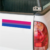 SlipperyJoe's Bisexual Pride Flag Lavendel-pink bl Autoaufkleber (Auf Lkw)