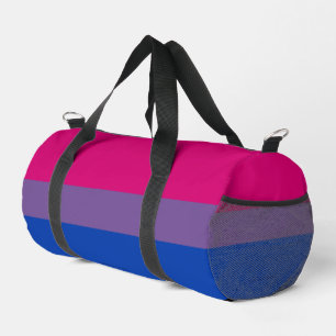 SlipperyJoe's Bisexual Pride Flag Lavendel-pink bl Duffle Bag
