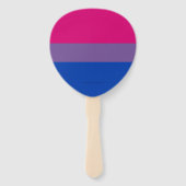 SlipperyJoe's Bisexual Pride Flag Lavendel-pink bl Fächer (Rückseite)