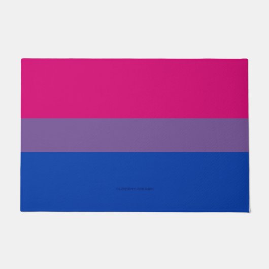 SlipperyJoe's Bisexual Pride Flag Lavendel-pink bl Fußmatte (Vorderseite)