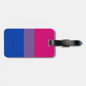SlipperyJoe's Bisexual Pride Flag Lavendel-pink bl Gepäckanhänger (Rückseite horizontal)