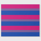 SlipperyJoe's Bisexual Pride Flag Lavendel-pink bl Geschenkpapier (Flach)