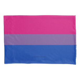 SlipperyJoe's Bisexual Pride Flag Lavendel-pink bl Kissenbezug