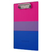 SlipperyJoe's Bisexual Pride Flag Lavendel-pink bl Klemmbrett (Links)