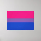SlipperyJoe's Bisexual Pride Flag Lavendel-pink bl Leinwanddruck (Vorderseite)
