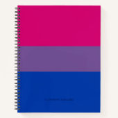 SlipperyJoe's Bisexual Pride Flag Lavendel-pink bl Notizblock (Vorderseite)