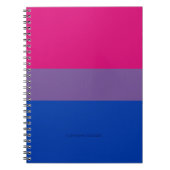 SlipperyJoe's Bisexual Pride Flag Lavendel-pink bl Notizblock (Vorderseite)
