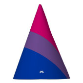 SlipperyJoe's Bisexual Pride Flag Lavendel-pink bl Partyhütchen (Rechts)