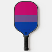SlipperyJoe's Bisexual Pride Flag Lavendel-pink bl Pickleball Schläger (Vorderseite)