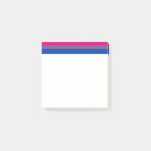 SlipperyJoe's Bisexual Pride Flag Lavendel-pink bl Post-it Klebezettel (Vorderseite)